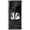 NFL Cincinnati Bengals Black & White Galaxy S22 Ultra Clear Case