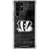 NFL Cincinnati Bengals Black & White Galaxy S22 Ultra Clear Case