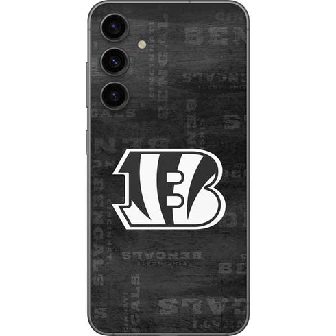 NFL Cincinnati Bengals Black & White Galaxy S23 FE Skin