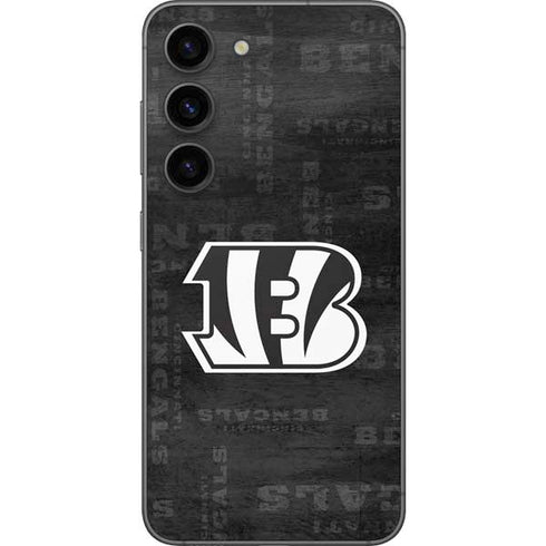 NFL Cincinnati Bengals Black & White Galaxy S23 Skin