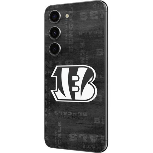 NFL Cincinnati Bengals Black & White Galaxy S23 Skin