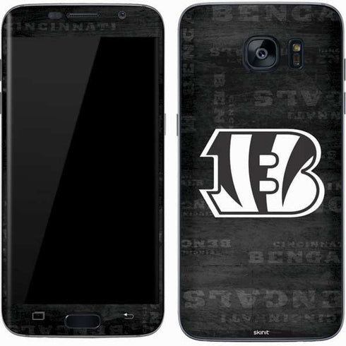NFL Cincinnati Bengals Black & White Galaxy S7 Skin