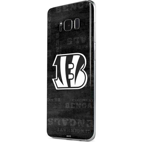 NFL Cincinnati Bengals Black & White Galaxy S8 Skin