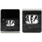 NFL Cincinnati Bengals Black & White Galaxy Z Flip3 5G Skin