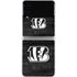 NFL Cincinnati Bengals Black & White Galaxy Z Flip3 5G Skin