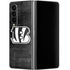 NFL Cincinnati Bengals Black & White Galaxy Z Fold4 5G Skin