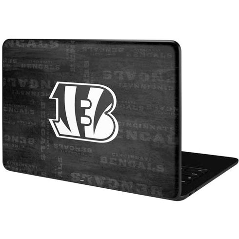 NFL Cincinnati Bengals Black & White Google Pixelbook Go Skin