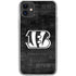 NFL Cincinnati Bengals Black & White iPhone 11 Clear Case