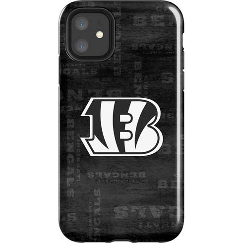 NFL Cincinnati Bengals Black & White iPhone 11 Impact Case