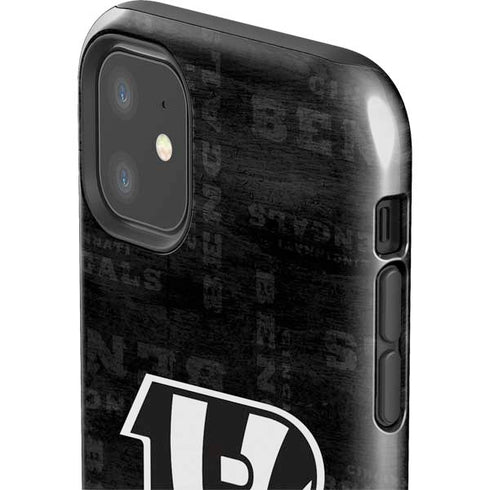 NFL Cincinnati Bengals Black & White iPhone 11 Impact Case