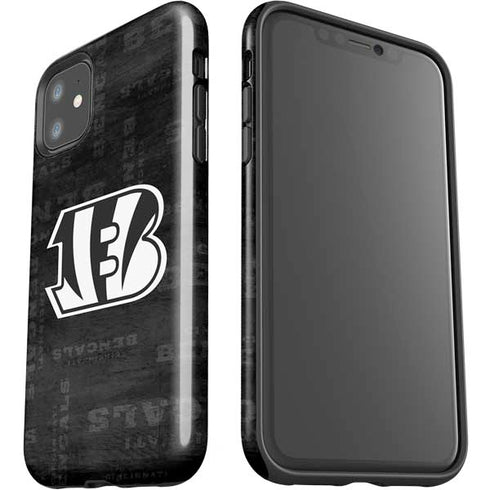 NFL Cincinnati Bengals Black & White iPhone 11 Impact Case