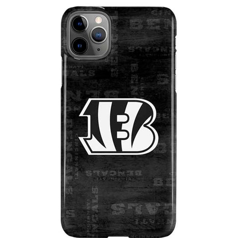 NFL Cincinnati Bengals Black & White iPhone 11 Pro Max Lite Case