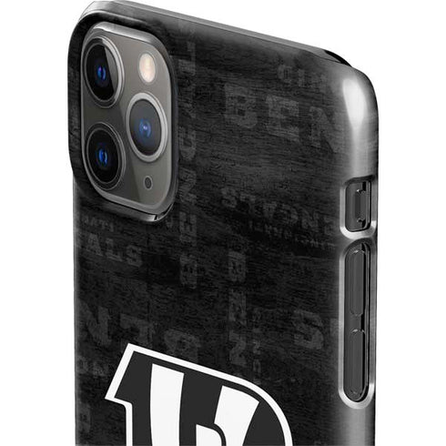 NFL Cincinnati Bengals Black & White iPhone 11 Pro Max Lite Case