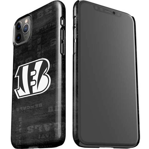 NFL Cincinnati Bengals Black & White iPhone 11 Pro Max Lite Case