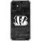 NFL Cincinnati Bengals Black & White iPhone 12 Clear Case