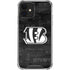 NFL Cincinnati Bengals Black & White iPhone 12 Clear Case