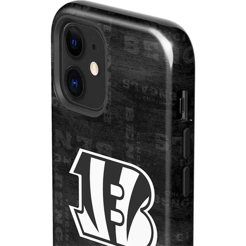 NFL Cincinnati Bengals Black & White iPhone 12 Impact Case