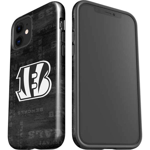 NFL Cincinnati Bengals Black & White iPhone 12 Impact Case