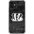 NFL Cincinnati Bengals Black & White iPhone 12 Mini Clear Case