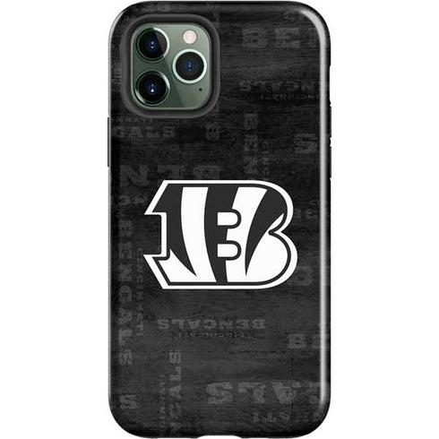 NFL Cincinnati Bengals Black & White iPhone 12 Pro Impact Case