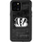 NFL Cincinnati Bengals Black & White iPhone 12 Pro Max Waterproof Case