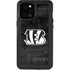 NFL Cincinnati Bengals Black & White iPhone 12 Pro Max Waterproof Case