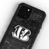 NFL Cincinnati Bengals Black & White iPhone 12 Pro Waterproof Case