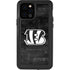 NFL Cincinnati Bengals Black & White iPhone 12 Pro Waterproof Case