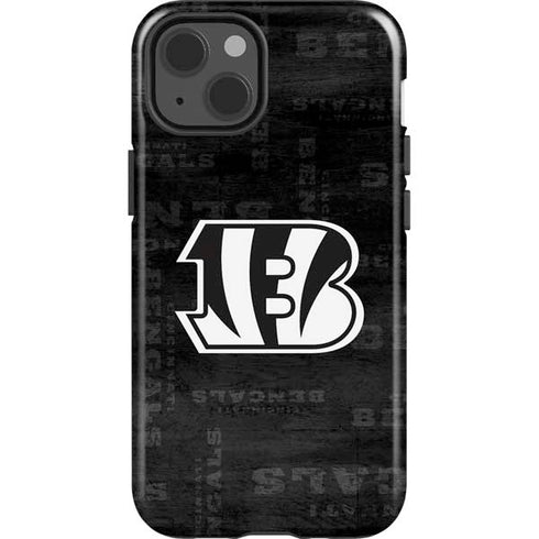 NFL Cincinnati Bengals Black & White iPhone 13 Impact Case