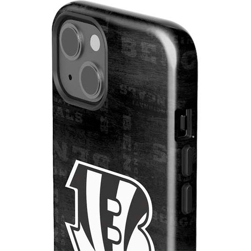 NFL Cincinnati Bengals Black & White iPhone 13 Impact Case
