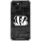 NFL Cincinnati Bengals Black & White iPhone 13 Mini Clear Case