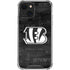 NFL Cincinnati Bengals Black & White iPhone 15 Plus Clear Case