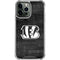 NFL Cincinnati Bengals Black & White iPhone 14 Pro Max Clear Case
