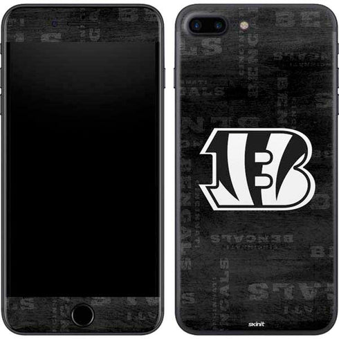 NFL Cincinnati Bengals Black & White iPhone 7 Plus Skin