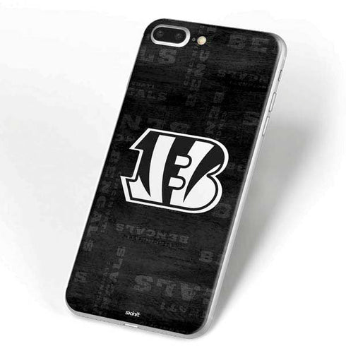 NFL Cincinnati Bengals Black & White iPhone 7 Plus Skin