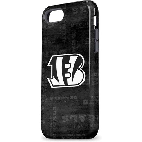 NFL Cincinnati Bengals Black & White iPhone 7 Pro Case