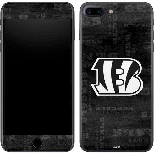 NFL Cincinnati Bengals Black & White iPhone 8 Plus Skin