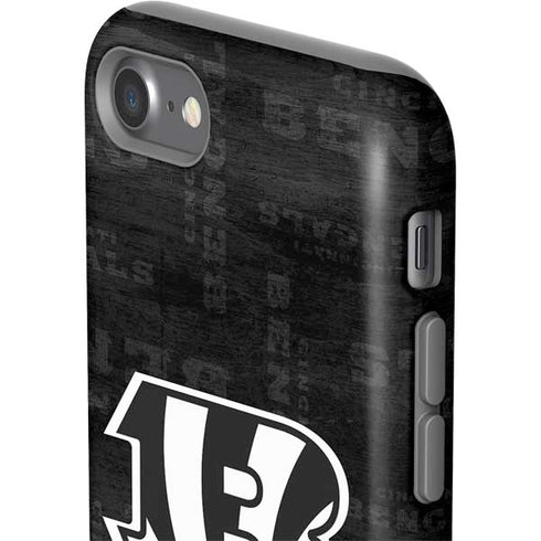 NFL Cincinnati Bengals Black & White iPhone SE (2nd & 3rd Gen) Pro Case
