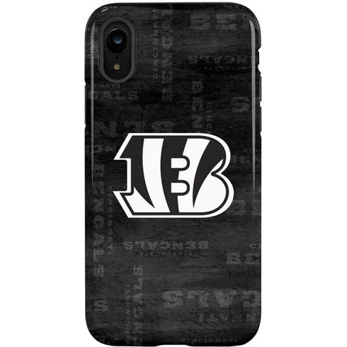 NFL Cincinnati Bengals Black & White iPhone XR Pro Case