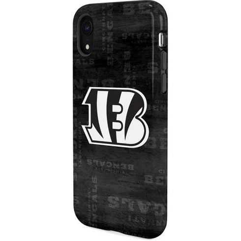 NFL Cincinnati Bengals Black & White iPhone XR Pro Case