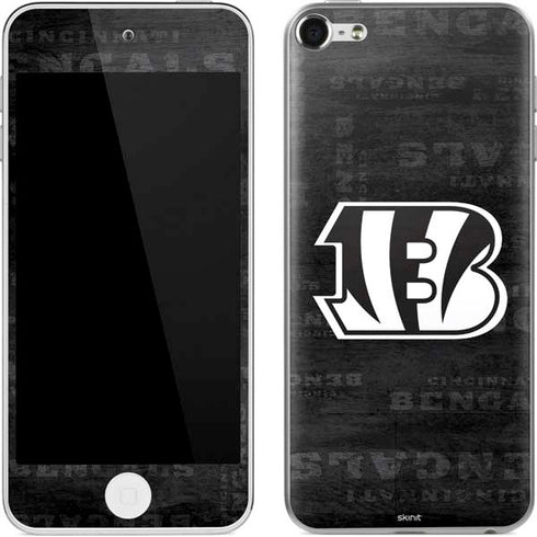NFL Cincinnati Bengals Black & White Apple iPod Skin