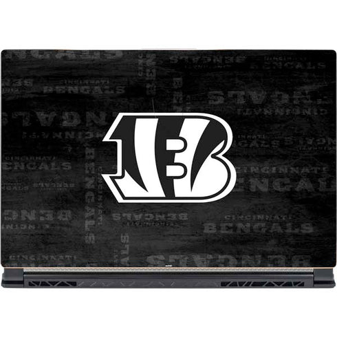 NFL Cincinnati Bengals Black & White MSI GS65 Stealth Laptop Skin