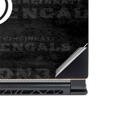 NFL Cincinnati Bengals Black & White MSI GS65 Stealth Laptop Skin