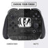 NFL Cincinnati Bengals Black & White Nintendo Switch Bundle Skin