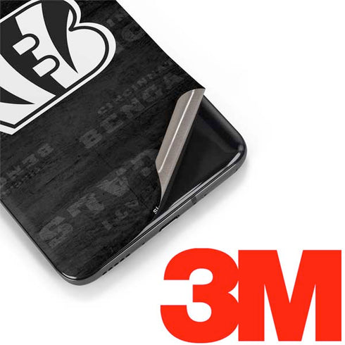 NFL Cincinnati Bengals Black & White OnePlus 7 Pro Skin
