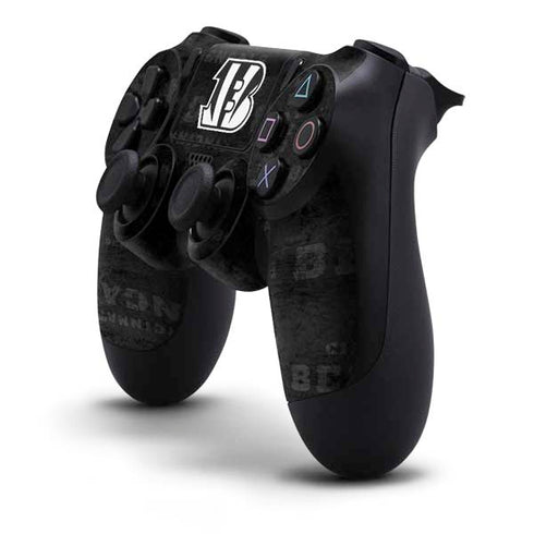NFL Cincinnati Bengals Black & White PS4 Controller Skin