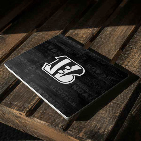 NFL Cincinnati Bengals Black & White Surface Laptop 2 Skin