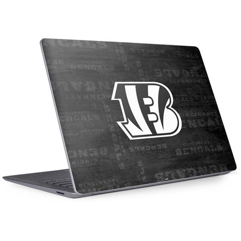NFL Cincinnati Bengals Black & White Surface Laptop 3 13.5in Skin
