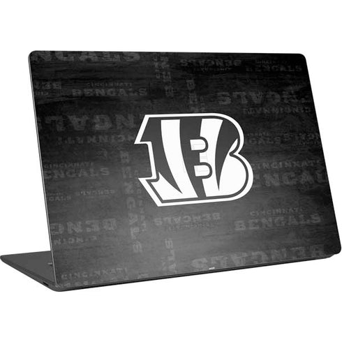 NFL Cincinnati Bengals Black & White Surface Laptop 4 15in Skin