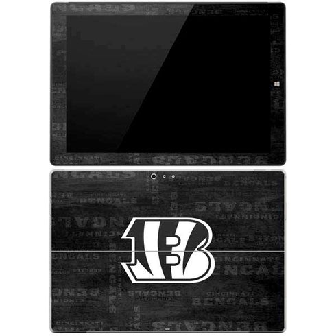 NFL Cincinnati Bengals Black & White Surface Pro 3 Skin